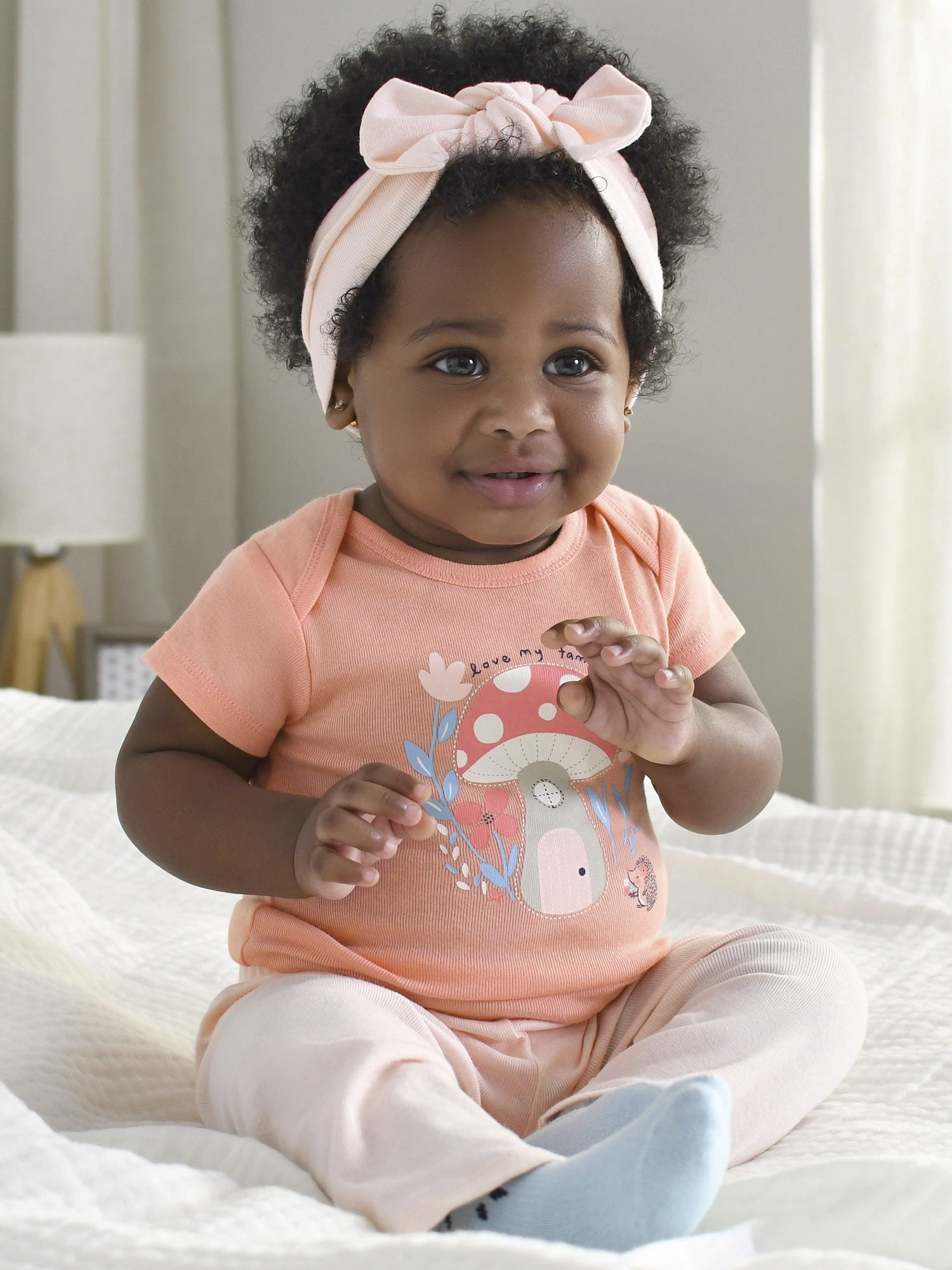 Gerber Baby Girl Bodysuit, 3-Pack, Sizes Preemie -12 Months