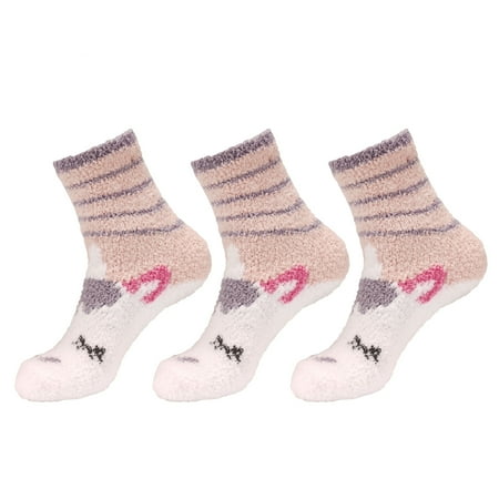 

Women s Super Soft Warm Microfiber Fuzzy Cozy Unicorn Socks 3 Pairs Color 01 Unicorn
