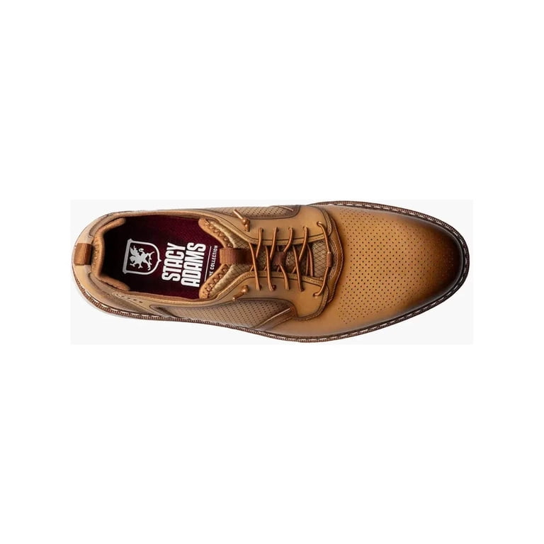 Stacy Adams Sync Plain Toe Elastic Lace Up Sneaker Leather  display picture 1
