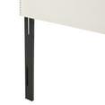thumbnail image 4 of GDF Studio Stroelitz Contemporary Fabric Full/Queen Headboard with Nailhead Trim, Ivory, 4 of 6