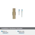 thumbnail image 4 of Amerock Faraday 2 inch (51mm) Length Golden Champagne Cabinet Knob, 4 of 6