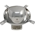 thumbnail image 4 of Prestige Import Group Smokin Ash Quadrangle Raised Desktop Cigar Ashtray Bowl - Color: Stainless Steel, 4 of 4