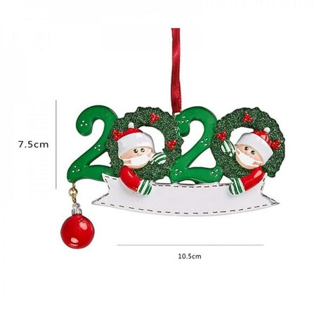 

CUTELOVE Christmas Tree Family Pendant Pendant DIY Name Blessing Words PVC Pendant New Arrivals