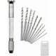 thumbnail image 1 of 11pcs Mini Drill Styling Set 9cm Hand Drill with 0.8-3mm Twist Drill Mini Hand, 1 of 5