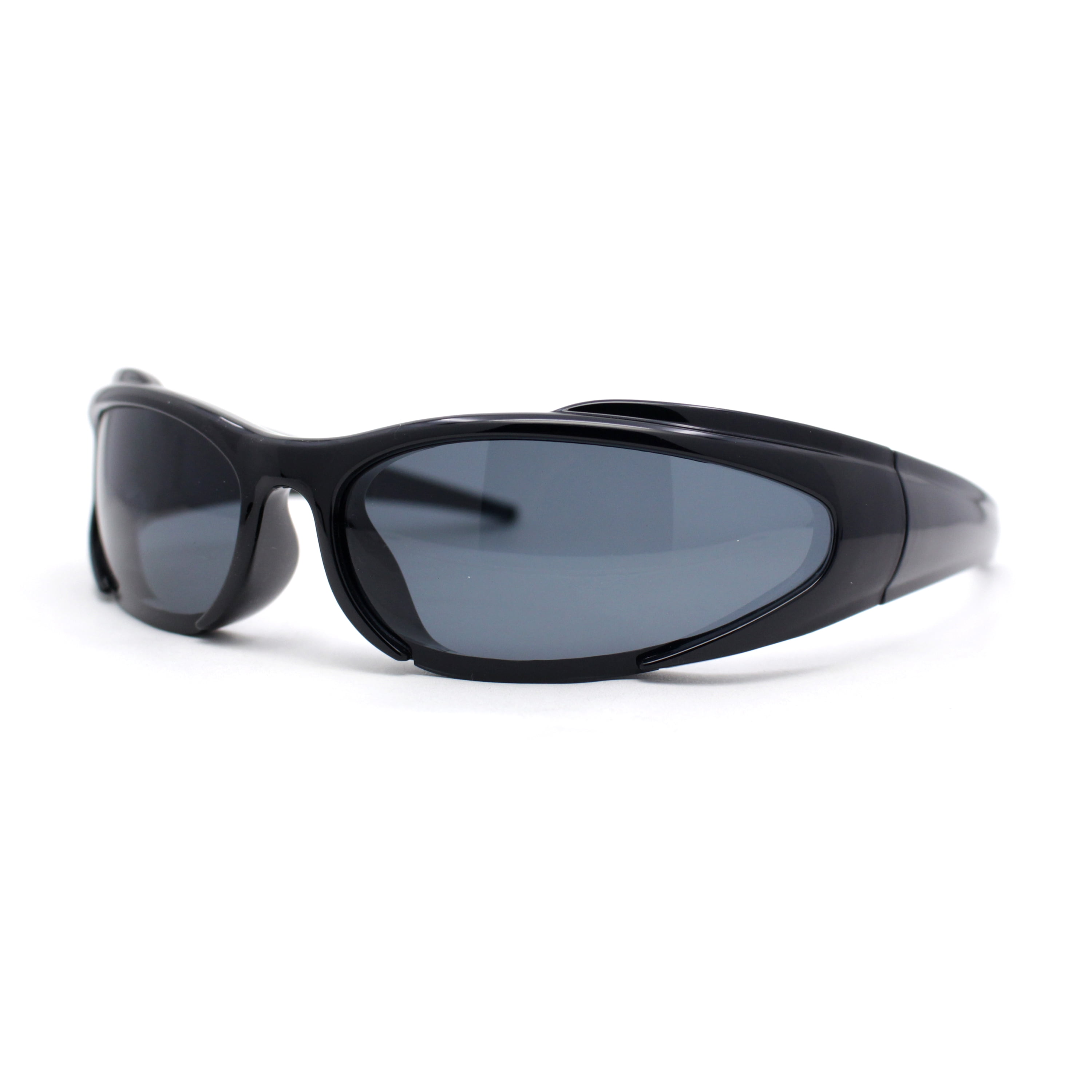 NWT True Vintage 90\'s Wrap Around lady\'s fashion sports frame smoke sunglasses $_57.JPG?set_id=880000500F main image 3