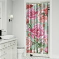 thumbnail image 2 of Romantic Botanical Shower Curtain - Dreamy Flowers and Foliage Arrangement, 36x72 Inches, 2 of 5