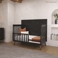 thumbnail image 5 of Evolur Convertible Crib Toddler Guard Rail I Full Assembly I Lasting Quality In Onyx Black, 5 of 6