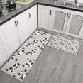 thumbnail image 2 of Cute Cartoon Dog Kitchen Rugs Sets Of 2,Anti Fatigue Kitchen Mat Rugs Non Slip Washable,Decorative Kitchen Floor Mats for Kitchen,Sink,Laundry,17"x30"+17"x47", 2 of 7