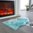 thumbnail image 4 of Leodye 1PCS Fluffy Rug Contemporary Area Rug Comfortable Floor Mat Doormat for Bedroom Porch Hallway Dorm and Home Decoration -23.62x35.43in, 4 of 6