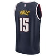 thumbnail image 3 of Men's Fanatics Nikola Jokic Navy Denver Nuggets Fast Break Replica Player Jersey - Icon Edition, 3 of 3