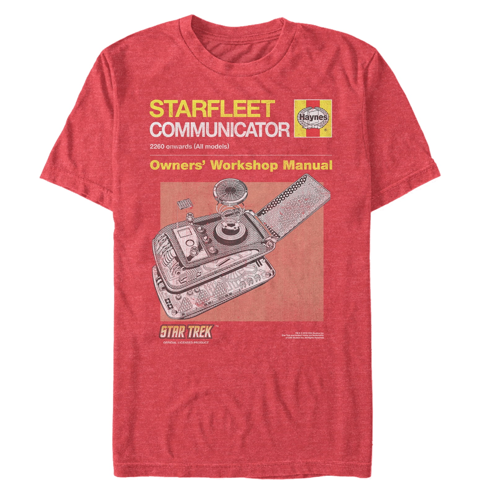 Starfleet Communicator Owner's Manual Star Trek Fleece Throw