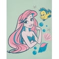 thumbnail image 4 of Disney Princess Little Girls' Long Sleeve Tee and Sequin Skirt Set Lilac Ariel Flounder, 4 of 5