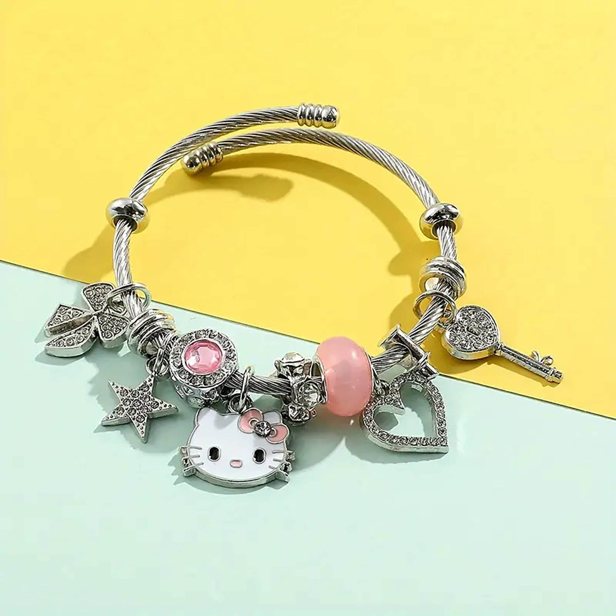 where to get bracelet hello kitty charms｜TikTok Search
