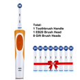 thumbnail image 1 of Cepillo de dientes eléctrico Oral B, rotación de adultos, limpieza de dientes, cepillo de dientes de carga, cepillo de dientes blanqueador 3D, cepillo de cuidado bucal con cabezales de cepillo de regalo Tan Jianjun unisex, 1 of 2