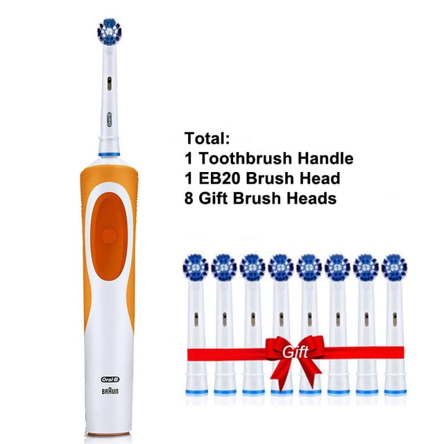 Cepillo de dientes eléctrico Oral B, rotación de adultos, limpieza de dientes, cepillo de dientes de carga, cepillo de dientes blanqueador 3D, cepillo de cuidado bucal con cabezales de cepillo de regalo Tan Jianjun unisex