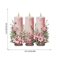 thumbnail image 2 of Pink Flower Candle Diamond Art Painting Kit Hanging, 2 of 7
