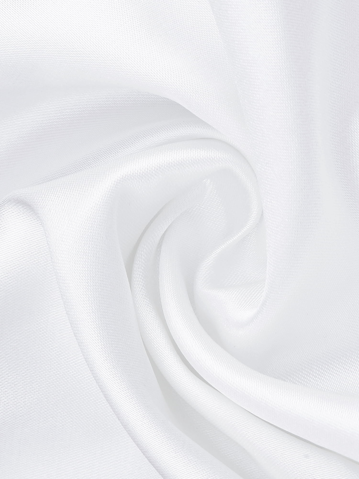 DARING DIVA Women's Satin Slip Double Strap Racerback Silky Night Dress S White