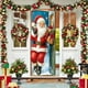 thumbnail image 2 of Decoraciones de Puerta de Navidad Cortinas de Puerta de Nochebuena Decoración de Fiesta de Festival Puerta de Santa Claus Colgando con Mercancías Decoraciones de Fiesta de Navidad, 2 of 6