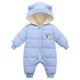 thumbnail image 1 of Body De Bebé Canastilla Onesies Para Niños Pequeños Recién Nacido Invierno Niñas Niños Ropa Cálido Orejas De Dibujos Animados Mamelucos Generales Mono Con Capucha Azul Claro Odeerbi LM103-3210, 1 of 4