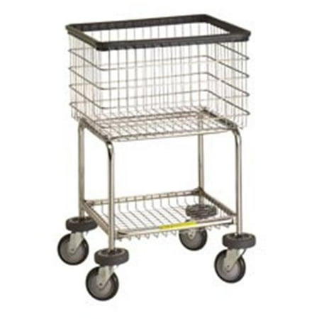 - R&B Wire 300G Deluxe Elevated Wire Frame Metal Laundry Cart