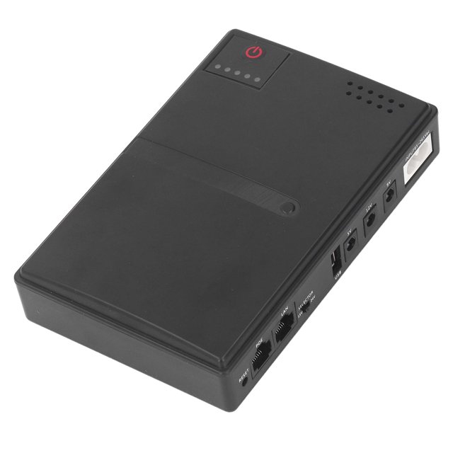 Batterie de Secours Compacte Multi-Port DC UPS avec Batterie 10400mAh, Sorties USB & POE pour Routeurs, Caméras et Appareils Intelligents, avec Options à Double Entrée et Protections de Sécurité Avancées