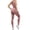 Pink, variant on Women's Trousers Suit, Women's Sports Bra Tights Hip Lifting Leggings Yoga Cropped Pants Yoga Clothes Sports Suit Pink M