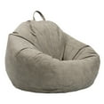 thumbnail image 2 of Bolsa de frijoles impermeable Sunnimix Funda para sil Adultos Suave Bolsa de frijoles Sofa Gris, 2 of 8