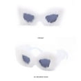 thumbnail image 4 of Gafas de sol de peludas de felpa Punk ligeras novedad gafas suaves duraderas para Blanco Yuyangstore Gafas de sol de felpa, 4 of 8