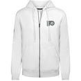 thumbnail image 2 of Men's Levelwear White Philadelphia Flyers Podium Chenille Logo Full-Zip Hoodie, 2 of 3