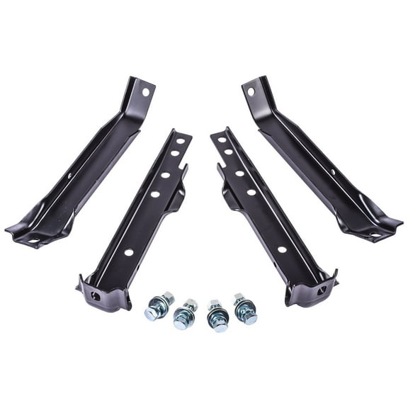 JEGS Rear Bumper Brackets for 1967-1972 Chevrolet and GMC 2WD Trucks