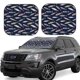 thumbnail image 1 of Balery Sardine Parasol para parabrisas de coche de 2 piezas | Parasol plegable para parabrisas delantero de coche para la mayoría de sedanes-Medium, 1 of 6