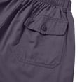 thumbnail image 3 of Yievot Men's Cargo Shorts Cotton Elastic Waist Knee Length Outdoor Hiking Camping Shorts with Multi Pockets, 3 of 8