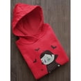thumbnail image 3 of Cute Funny Vampire And Bats Hoodie Toddler -Image by Shutterstock,  2 Toddler, 3 of 4