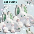 thumbnail image 5 of 2023 New Bat Rabbit Plush Toy,Cute Bat Bunny Plush Toy with Wings for Kids and Adults Gifts (White), 5 of 7