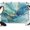 Turquoise, variant on White Marble Backdrop for Photography, Fabric Photo Background Backdrop, Modern Abstract Art Ink Painting Photo Booth Background for Portrait Photoshoot Video Wedding Studio Decoration Banner 7x5ft