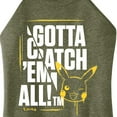 thumbnail image 3 of Pokémon - Gotta Catch Em All Pikachu Art - Juniors High Neck Tank Top, 3 of 5
