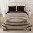 thumbnail image 2 of NC Faux Fur & Warm Fleece Blanket King Size 85"x93", A & B Printed Patterns 3-Ply Heavy Thick Microfiber Plush Blanket 8.5LB, Tiger & Brown, 2 of 8