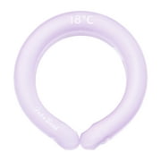 Fridja Neck Cooling Tube Wearable Cooling Neck Wraps for Summer Heat, Pink Neck Cooling Ring, Ice Cooling Neck Tube for Outdoor Indoor Hot Flashes