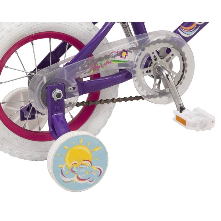 Pacific Cycle Cloud Dancer 12 Girls Bike - Purple - Steel Frame