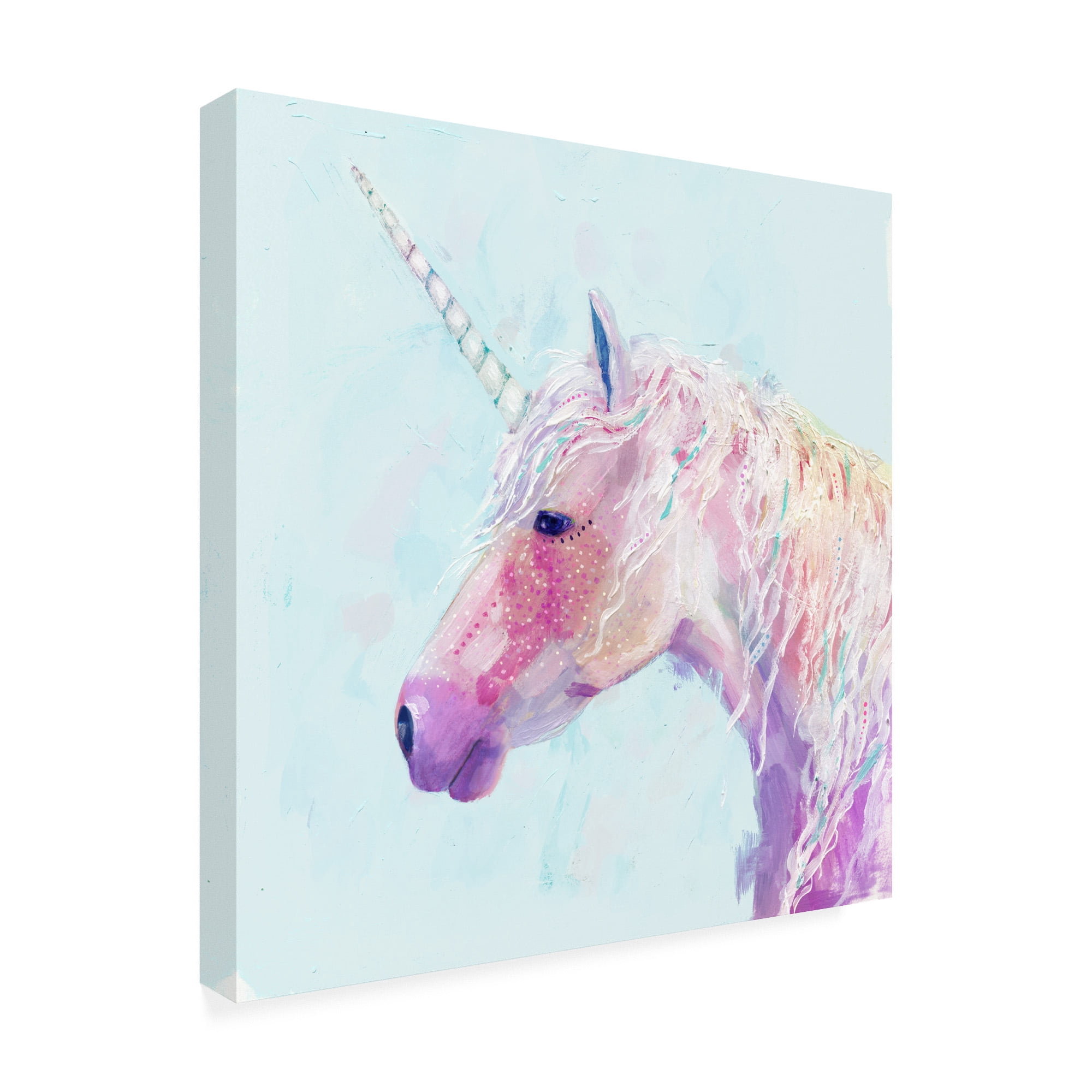Trademark Fine Art 'Mystic Unicorn II' Canvas Art by Victoria Borges