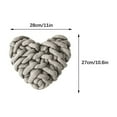 thumbnail image 2 of DAMAI Decorative Knot Heart-Shaped Pillow, Ins Style Cushion Case Love Pillow, Cute Love Shaped Throw Pillow for Sofa Couch Chair Home Knot Decorations Pink, 2 of 5