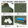 thumbnail image 6 of MERIDIANO Men's Hooded Packable Windbreaker Converts to Sling Bag Lightweight Water Resistant Nylon Jacket, 6 of 13