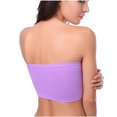 thumbnail image 3 of CALAFEBILA Women Strapless Bras Tube Top Seamless Bandeau Bras Non-Padded Bandeau Underwear for Women, 3 of 6