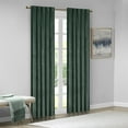 thumbnail image 3 of 510 Design Colt Modern Curtain with Back Loops Adult Velvet Green 37x95 Indoor, 3 of 6
