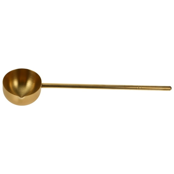 NIAIZEK Golden Stainless Steel Soup Ladle for Home Kitchen Ergonomic Wear Resistant