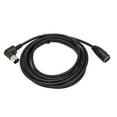 thumbnail image 2 of Cable De Extensión MIDI DIN, Cable De Extensión MIDI DIN De 90 Grados DIN De 5 Pines Macho A Hembra PVC Sin Latencia Para Transmisión Para Teclado, 2 of 7