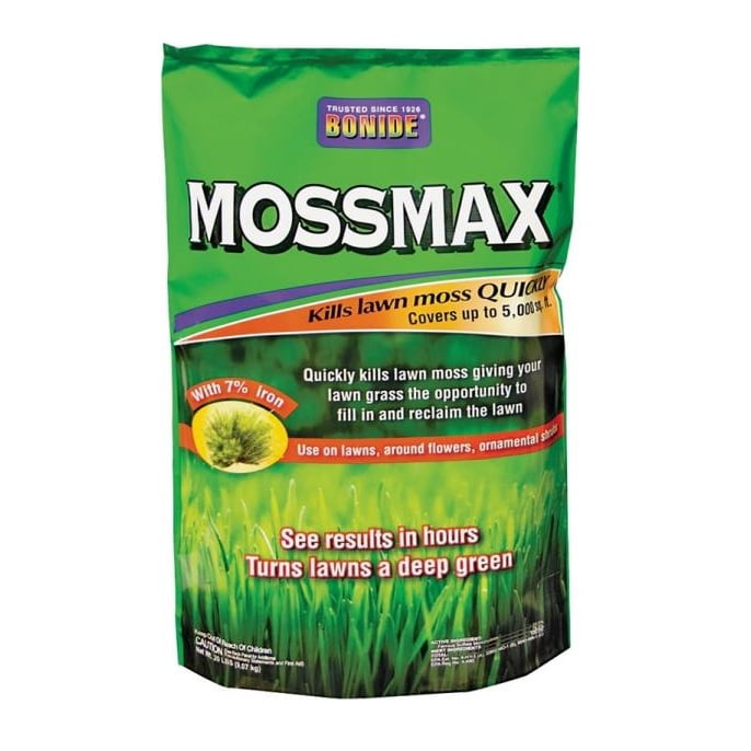 Bonide 60730 Mossmax Lawn Moss Killer Granule, 20 Lb