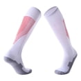 thumbnail image 4 of Kids Soccer Socks Striped Knee High Tube Socks Football Uniform Sports Socks for Boys Girls, 4 of 4