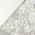 thumbnail image 5 of Your Chair Covers - 120 Inch Round Crushed Velvet Tablecloth Ivory, 5 of 5