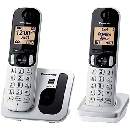 Panasonic KXTGC212S Expandable Digital Phone with 2 Cordless